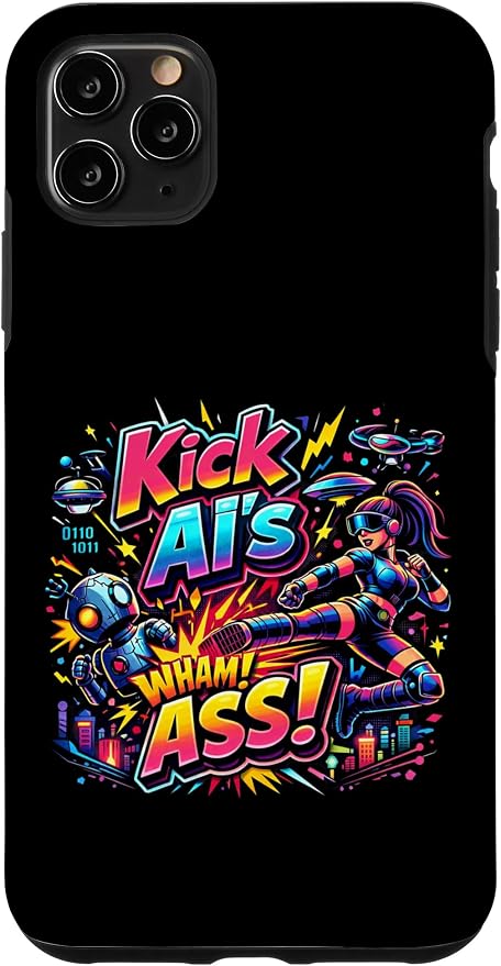 Tech Human vs AI Case for iPhone 11 Pro Max by Unknown
