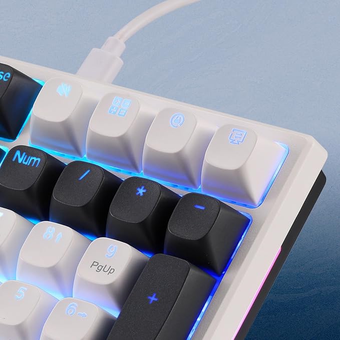 Redragon K668 108-Key Hot-Swap Wired RGB Gaming Keyboard, Extra 4 Hotkeys | Dedicated Shortcut Keys for Mute, Calc & Desktop, Cushioned Noise Dampening for Creamy Thocky Sound, Swap-Ready, PRO Software - Image 7