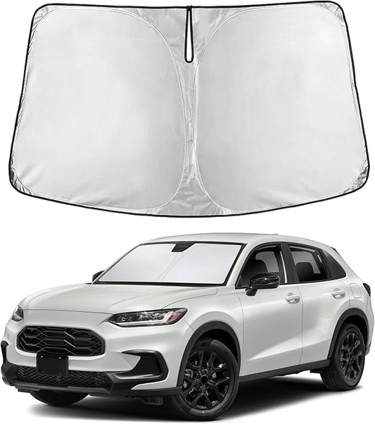 EcoNour Windshield Sunshade Compatible for Honda HRV 2023, 2024, 2025, 2026, Sun Visor for Front Windshield & Window Sun Shade Cover, UV Heat Blocker & Protector, Car Accessories by EcoNour