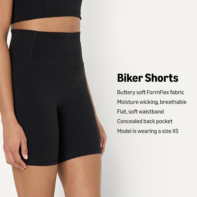 Amazon Essentials Women's Active FormFlex Buttery Soft High Waist Biker Shorts - Image 3