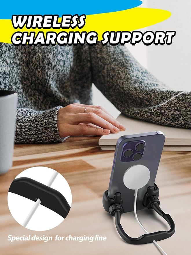 Teens Boys Adults Kids Dad Gifts for Fathers Day: Thumbs Up Lazy Phone Stand Cell Phone Holder for Desk Funny Gift for Teenager Girl Men Women Cool Gadgets Stuff Stocking Stuffers Birthday Gifts Ideas - Image 6