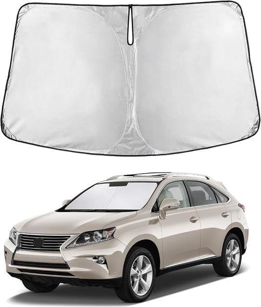 EcoNour Windshield Sunshade Compatible for Lexus RX 300 350/350h 450/450h 2010-2013 2014 2015, Sun Visor for Front Windshield & Window Sun Shade Cover, UV Heat Blocker & Protector, Car Accessories by EcoNour