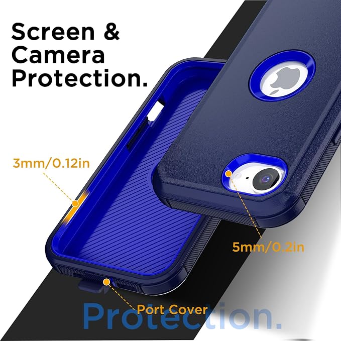 AICase for iPhone 17e/iPhone 16e Case 2026,Heavy Duty Drop Protection Full Body Rugged Shockproof/Drop Proof/Dust proof Military Protective Tough Durable Cell Phone Cover for iPhone 17e/16e 6.1"_1 - Image 4