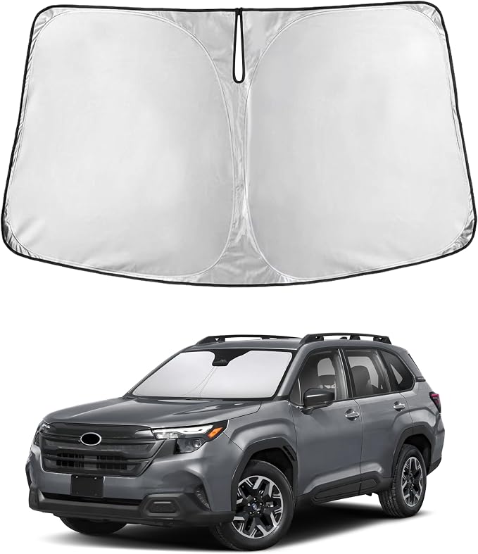 EcoNour Windshield Sunshade Compatible for Subaru Forester 2025 2026, Sun Visor for Front Windshield & Window Sun Shade Cover, UV Heat Blocker & Protector, Car Accessories by EcoNour