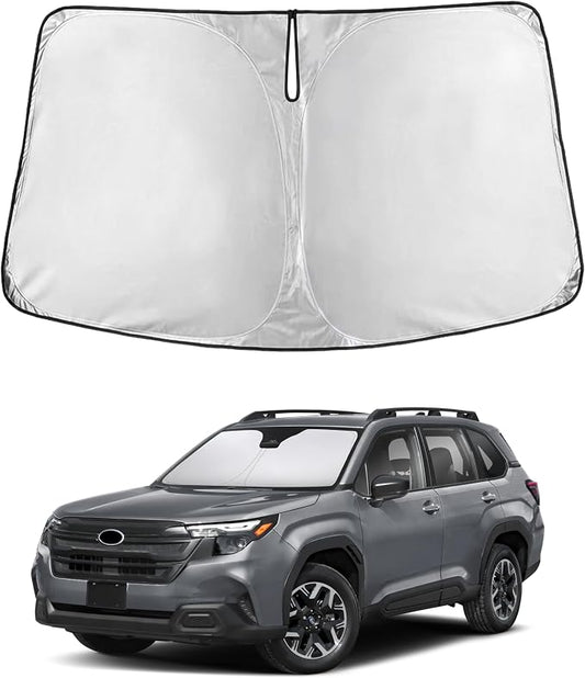 EcoNour Windshield Sunshade Compatible for Subaru Forester 2025 2026, Sun Visor for Front Windshield & Window Sun Shade Cover, UV Heat Blocker & Protector, Car Accessories by EcoNour