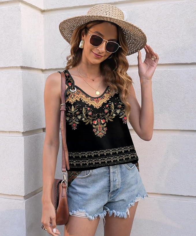 Disamer Womens Tank Tops 2026 Loose Fit Casual Summer Spaghetti Strap Trendy Spring Cute Lace Sleeveless T Shirts - Image 3