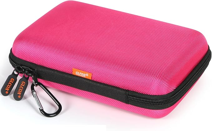 Electronics Tech Organizer Portable Travel Case - Hard Shell Protective Carrying Case for External Hard Drive, Phone Charger, Power Bank, Small Gadgets Storage Pouch Bag by GLCON