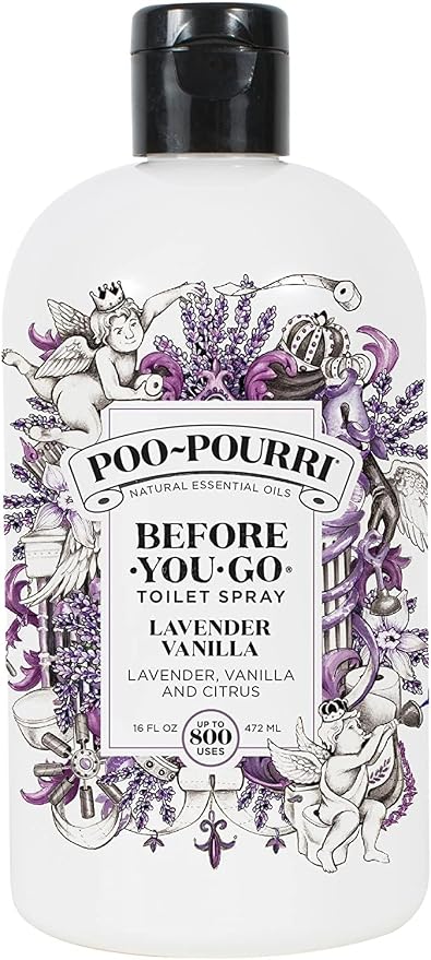Poo-Pourri Before-You-Go 16 Ounce Refill Bottle, Lavender Vanilla by %7EPourri