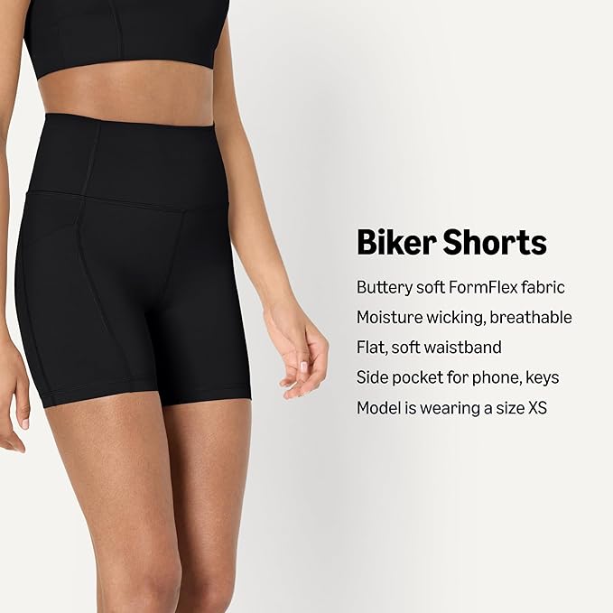 Amazon Essentials Women's Active FormFlex Buttery Soft High Waist Biker Shorts - Image 5