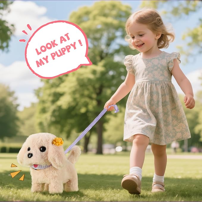 Vanvimen 16 Pcs Robot Dog Toys for Girls, Toys for 3 4 5 6 7 8 Year Old Girls Kids Boys, Realistic Robot Puppy Toy for 5-7 6-8, Ideas Birthday Gifts for Girl 3 4 5 6 Year Old - Image 6