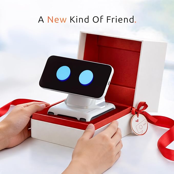 LOOI Robot-Starlight White-AI Desktop Companion,ChatGPT&Gemini Voice Interaction,Visual Understanding,Personality&Memory,10W Wireless Charging,Tech&Gadget Gift,Electronic pets,Toy,Geek,Desktop Setup - Image 2