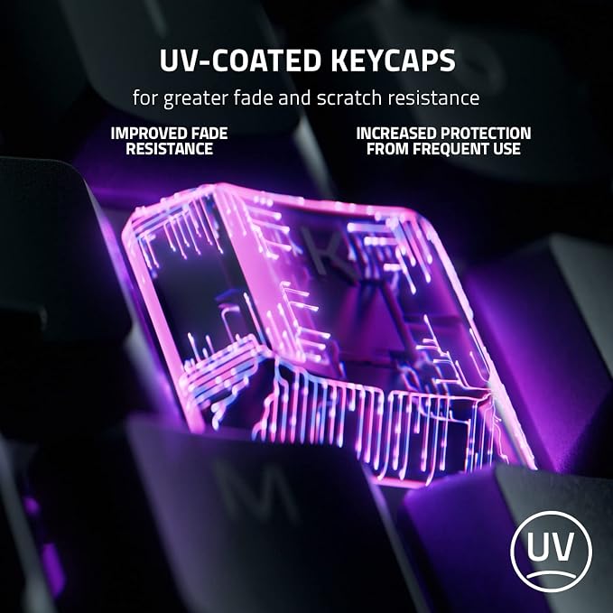Razer Ornata V3 Gaming Keyboard, Low-Profile Keys, Black | Mecha-Membrane Switches, UV-Coated Keycaps, Backlit Media Keys, 10-Zone RGB Lighting, Snap Tap, Magnetic Wrist Wrest - Image 4