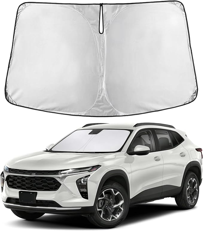 EcoNour Windshield Sunshade Compatible for Chevrolet Trax 2013-2021 2022 2023, LS/LT/LTZA Sun Visor for Front Windshield & Window Sun Shade Cover, UV Heat Blocker & Protector, Car Accessories by EcoNour