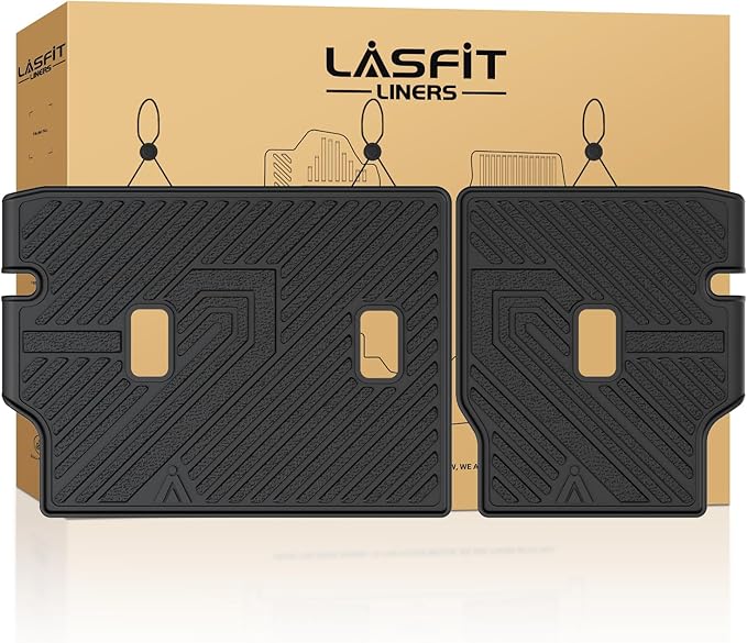 LASFIT Rear Seat Back Protector for Honda Passport 2026, All Weather TPE Pet Friendly Custom Fit Passport Second Row Back Seat Cover Mat Liner Accessories, Black by LASFIT