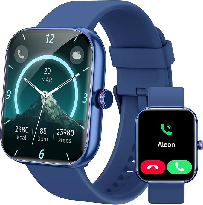 Smart Watch for Women Men, Smartwatch for iPhone & Android Bluetooth (Answer/Call) Built-in Alexa, 1.91" HD Fitness Tracker with 105+ Sport Modes, IP68 Waterproof, Sleep/Heart Rate/SpO2/Stress Monitor by Yoeve---accessyourworld