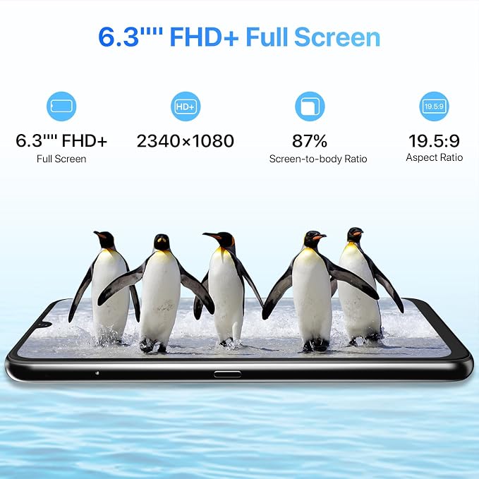 UMIDIGI A9 Pro Cell Phone, Helio P60, 8GB+128GB Expandable 256GB, 6.3 Inch FHD Touch Screen, Double-Sided 2.5D Curved Glass, 48MP Quad Camera, 4150mAh, Dual SIM 4G Volte | Expandable 256GB - Image 5