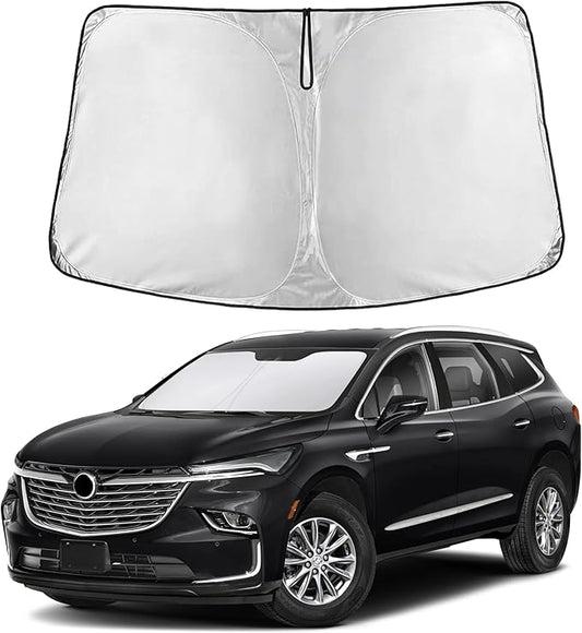 EcoNour Windshield Sunshade Compatible for Buick Enclave 2018-2022 2023 2024, Sun Visor for Front Windshield & Window Sun Shade Cover, UV Heat Blocker & Protector, Car Accessories by EcoNour