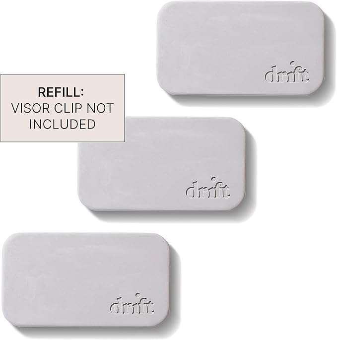 Drift Car Air Freshener - The Original Stone Air Freshener - Car Odor Eliminator - Long Lasting Scent - Metal Clip - Essential Oils - Clean Ingredients - Grove Scent 3 Pack Refill - NO CLIP INCLUDED - Image 2