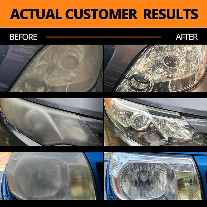 CERAKOTE® Ceramic Headlight Restoration Professional Detailer Pack (20 Ceramic Wipes) - Brings Headlights Back to Like New Condition - Step 3 Only (Pack of 2) - Image 6