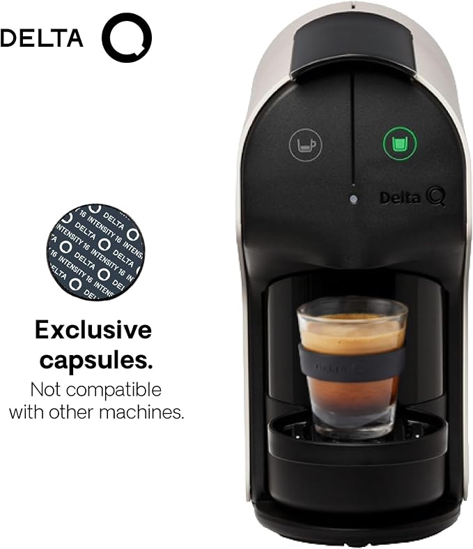 Delta Q Quick Espresso Pods Coffee Machine for Delta Capsules, White - Image 2