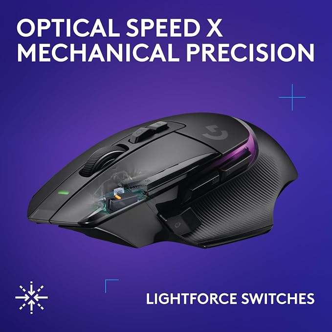 Logitech G502 X Plus Lightspeed Wireless Gaming Mouse + G515 TKL Wireless Gaming Keyboard (Tactile) Bundle: Black - Image 6