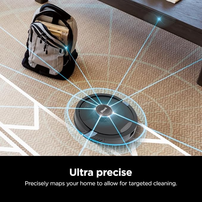 SHARK RV2620WD AI Ultra Robot Vacuum and Mop with Matrix Clean Navigation, CleanEdge Technology, Perfect for Pet Hair, Carpets, Hard Floors, Compatible with Alexa, Black/Mocha - Image 10