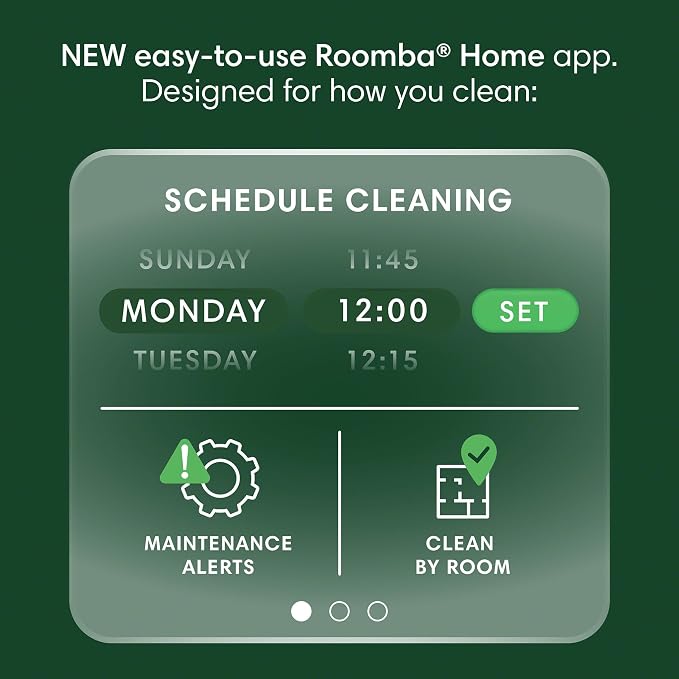 iRobot Roomba 105 Vac Robot Vacuum with AutoEmpty Dock - Self-Empties for 75 Days, Easy to use, Intense Power-Lifting Suction, LiDAR Navigation, Multi-Surface Cleaning, Cleans in Neat Rows | Autoempty Dock Up to 75 Days, Clearview Lidar Mapping, WI-FI ... - Image 9