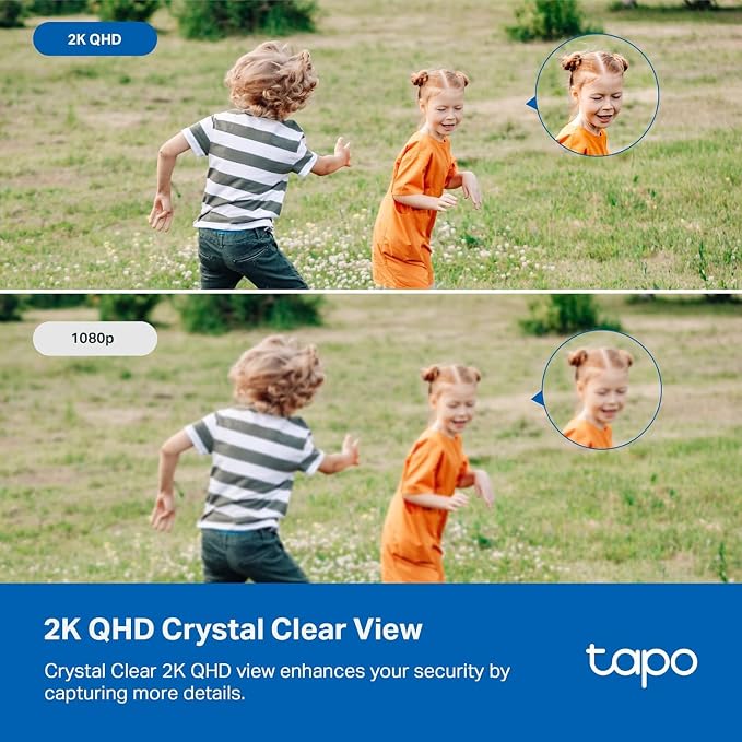Tapo 2K+ Indoor/Outdoor Wired Security Camera - Person/Pet/Vehicle Detection, Baby Monitoring, Color Night Vision, IP66 Weather Resistant, Subscription-Free Local Storage or Optional Cloud, C121 - Image 2