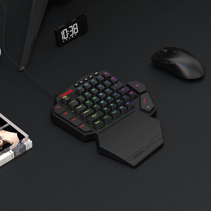 Redragon K585 HE Wired Rapid Trigger Magnetic One-Handed RGB Gaming Keypad | Silky POM Switches for Valorant FPS Precision, Zero Input Delay, 8K Polling, Dual-Module Structure, PRO Customize Software - Image 7