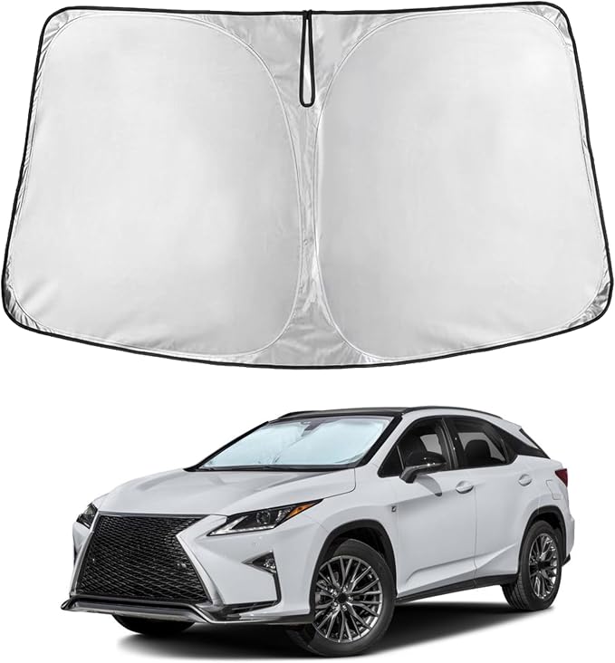 EcoNour Windshield Sunshade Compatible for Lexus RX 350 450h 2023-2024 2025 2026, Sun Visor for Front Windshield & Window Sun Shade Cover, UV Heat Blocker & Protector, Car Accessories by EcoNour