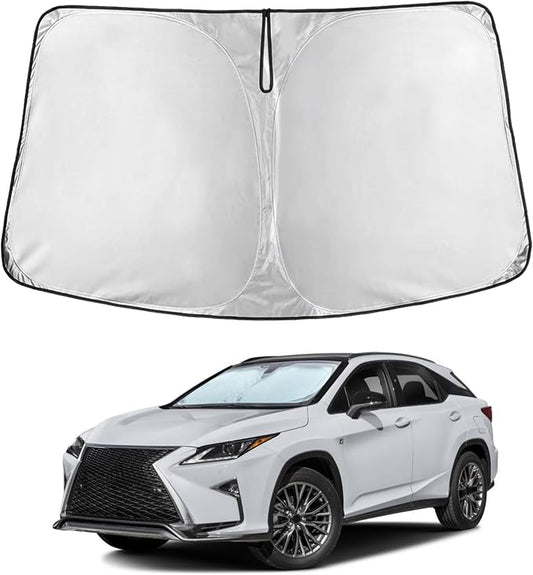 EcoNour Windshield Sunshade Compatible for Lexus RX 350 450h 2023-2024 2025 2026, Sun Visor for Front Windshield & Window Sun Shade Cover, UV Heat Blocker & Protector, Car Accessories by EcoNour
