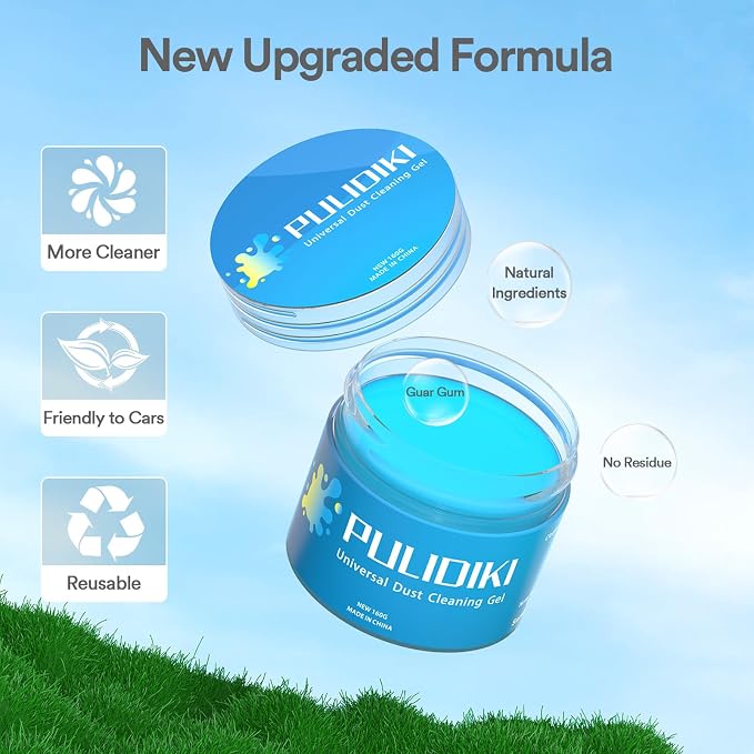PULIDIKI Car Cleaning Gel Car Clean Putty, Universal Car Interior Cleaner Slime, Perfect Cleaning Kit Supplies, Auto Detailing Tools Car Accessories, Dust Remover Gifts for Men Women - Image 6