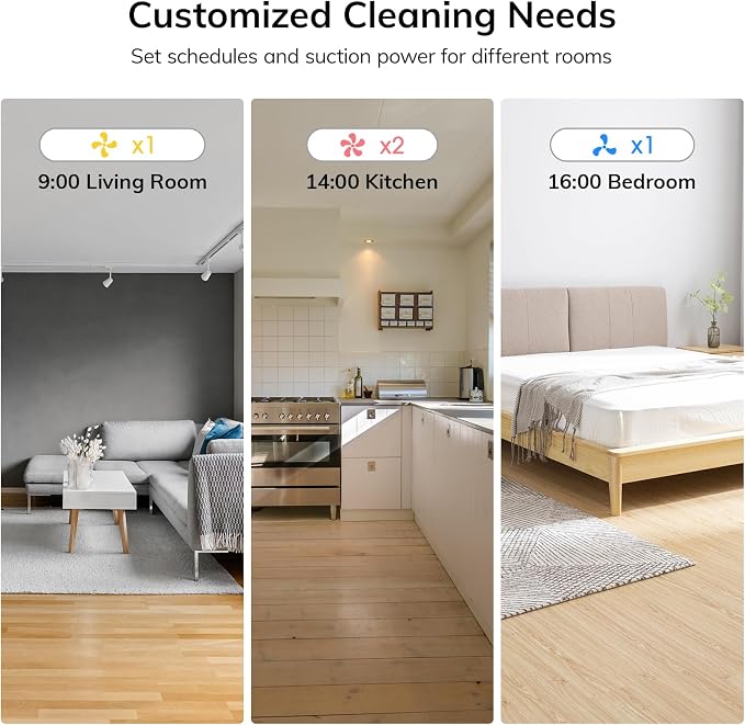 ILIFE A30 Pro Robot Vacuum and Mop,10000Pa Max Suction | 60 Days Self Emptying, LiDAR Navigation, 150 Min Max, App, Remote & Voice Control, Ideal for Hard Floors, Carpet & Pet Hair - Image 9