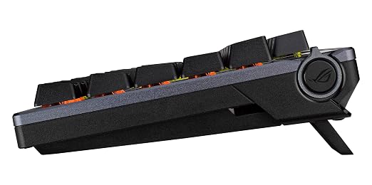 ASUS ROG Azoth Wireless Mechanical Gaming Keyboard – 75% TKL, Tri-Mode Connectivity, Hot Swappable Pre-lubed ROG NX Storm Clicky Switches, PBT Keycaps, RGB, OLED Display, PC/Mac Support - Black - Image 10