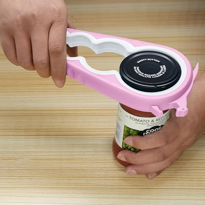 Otstar Jar Opener & Bottle Opener for Seniors with Arthritis, Weak Hands | Adjustable Lid Opener Effortlessly Opens Jars, Bottles & Pop-Top Cans, Great for Senior Parents, Grandparents, or Loved Ones - Image 3