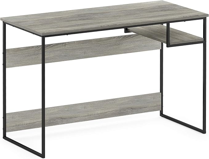 FURINNO Moretti Lifestyle Study Desk, 45 Inches, French Oak Grey - Image 5