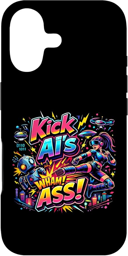 Tech Human vs AI Case for iPhone 17 by Unknown