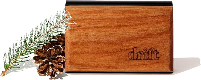 Drift Car Air Freshener - The Original Wood Air Freshener - Car Odor Eliminator - Long Lasting Scent - Auto Accessories - Metal Clip - Essential Oils - Clean Ingredients - Pine Scent Starter Kit by driftscents