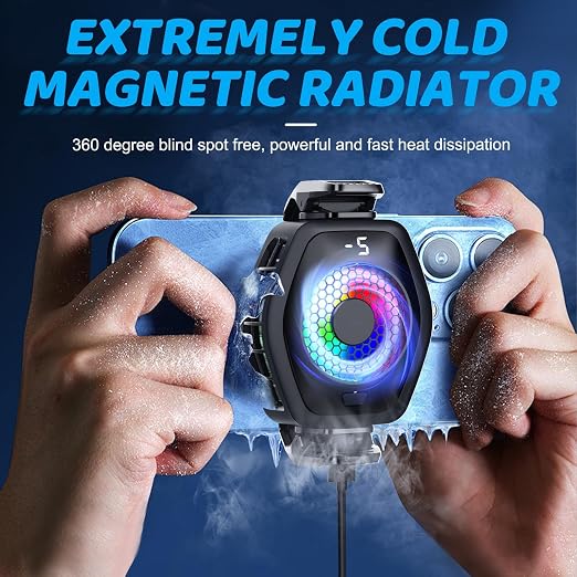 Jremreo 2-in-1 Magnetic & Clip-On Phone Cooler – Semiconductor-Powered Gaming Cell Phone Cooling Fan Radiator for iPhone/Android/iPad/Tablet – Gaming, Video Calls, Live Broadcasting, and Vlog Use - Image 7