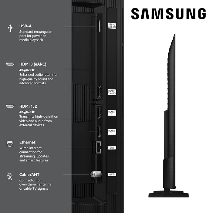 Samsung 98-Inch Class QLED Q7F Series Samsung Vision AI Smart TV (2025 Model, 98Q7F) Quantum HDR, Object Tracking Sound Lite, Q4 AI Gen1 Processor, 4K upscaling, Gaming Hub w/Alexa Built-in - Image 6