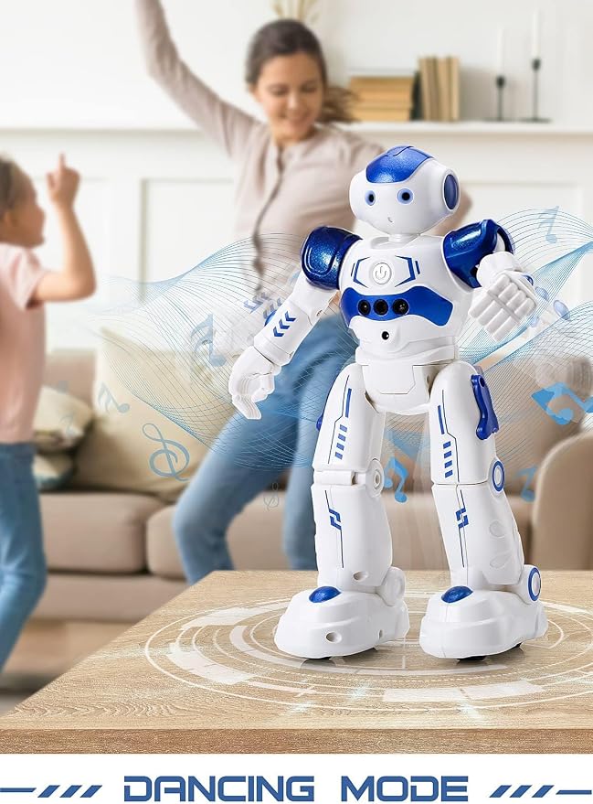 KingsDragon RC Robot Toys for Kids, Gesture & Sensing Programmable Remote Control Smart Robot for Age 3 4 5 6 7 8 Year Old Boys Girls Birthday Gift Present - Image 4