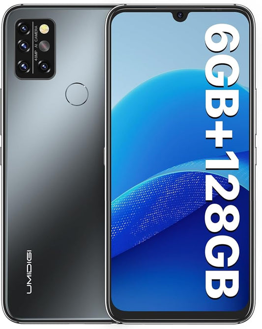 UMIDIGI A9 Pro Unlocked Cell Phone, Helio P60, 6GB+128GB Expandable 256GB, 6.3 Inch FHD Touch Screen, Double-Sided 2.5D Curved Glass, 48MP Quad Camera, 4150mAh, Dual SIM 4G Volte by UMIDIGI