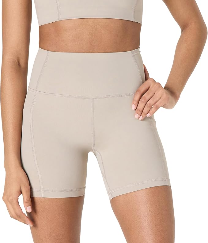 Amazon Essentials Women's Active FormFlex Buttery Soft High Waist Biker Shorts by AmazonEssentials
