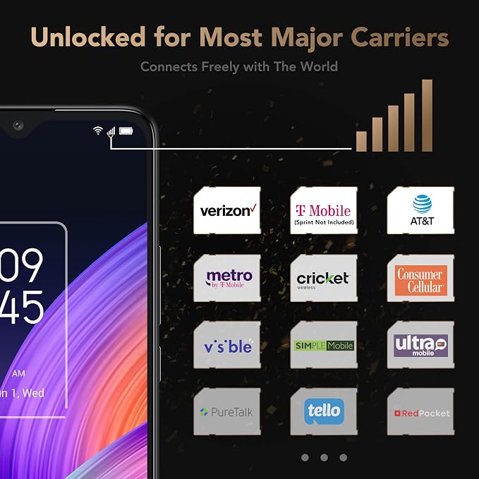 TCL 30XL |2022| Unlocked Cell Phone, 6.82 inch Vast Display, 5000mAh Battery, Android 12 Smartphone, 50MP AI Quad-Camera, 6GB RAM + 64GB ROM, US Version Mobile Phone, Night Mist (Renewed) - Image 6