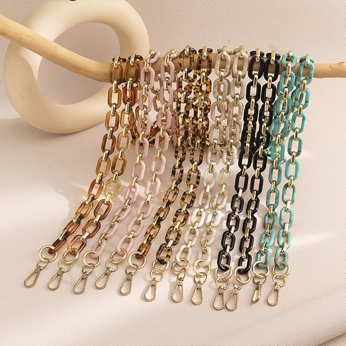 Phone Crossbody Chain Cell Phone Lanyard,Acrylic Shouder Strap Universal Cellphone Chain Strap with Tether Patches Compatible with Most Phones Bag Purse - Image 5