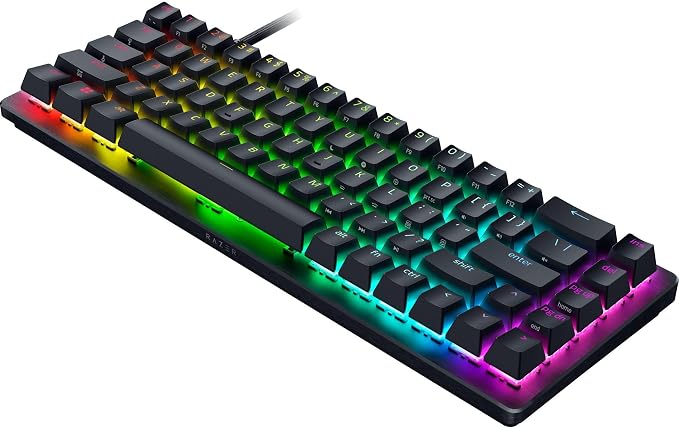 Razer Huntsman V3 HE Magnetic Mini 65% 8KHz Wired Gaming Keyboard | Hall Effect Magnetic Switches, 8000 Hz Polling, Razer Snap Flex,Razer Snap Tap, Rapid Trigger, Adjustable Actuation - Image 15