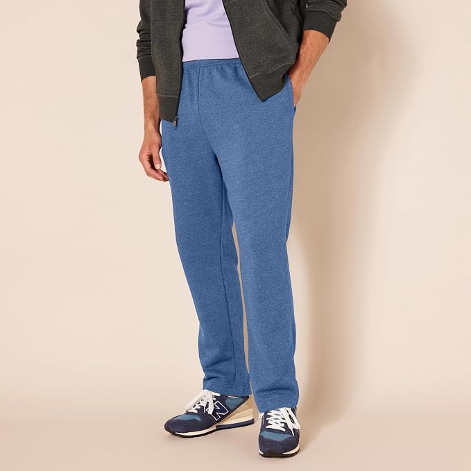 Amazon Essentials Men's Relaxed Straight Leg Fleece Open Bottom Sweatpant (Available in Big & Tall) - Image 7