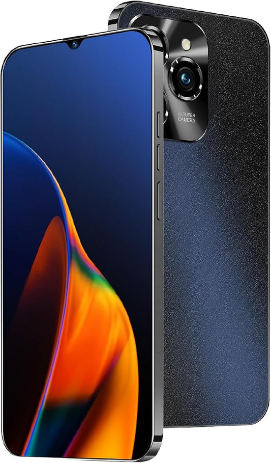 Unlock Phone, 4G Network Android Phone, 6.3-inch Screen, 2GB RAM+16GB ROM/TF 128GB, Dual SIM Cards, Dual Cameras, Suitable for Novice Users (83dark) by Unknown