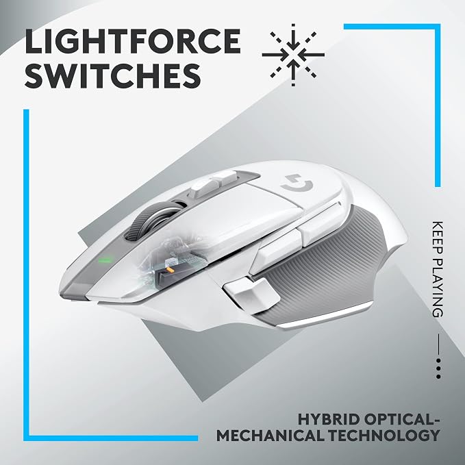 Logitech G502 X Lightspeed Wireless Gaming Mouse + G733 Lightspeed Wireless Gaming Headset - White - Image 2