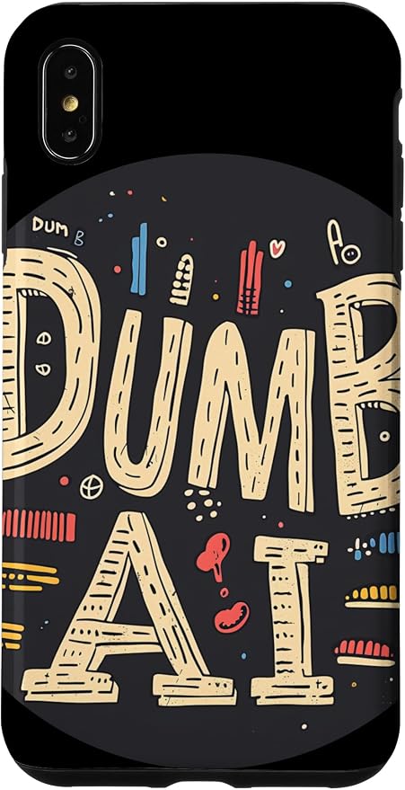 iPhone XS Max Dumb AI Stamp Costume Case by Unknown